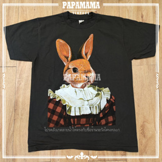 [ THE RABBIT ] the rabbit in the lolita suite and the red hood เสื้อการ์ตูน เสื้อกระต่าย เสื้อวินเทจ papamama vintage