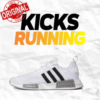 adidas originals NMD_R1 Primeblue Cloud white Running shoes style ของแท้ 100 %