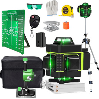 สินค้ายอดนิยมในร้าน 16 Line 12 Lines LD Green Light Laser Level เลเซอร์ระดับ เครื่องวัดระดับเลเซอ เลเซอร์ เลเซอร์วัดระดั