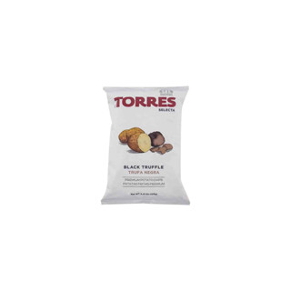 ⚡️ทอร์เรส มันฝรั่งทอดกรอบ รสเห็ดทรัฟเฟิลดำ 125 กรัม / Torres Selecta Potato Chips Black Truffle 125g⚡️