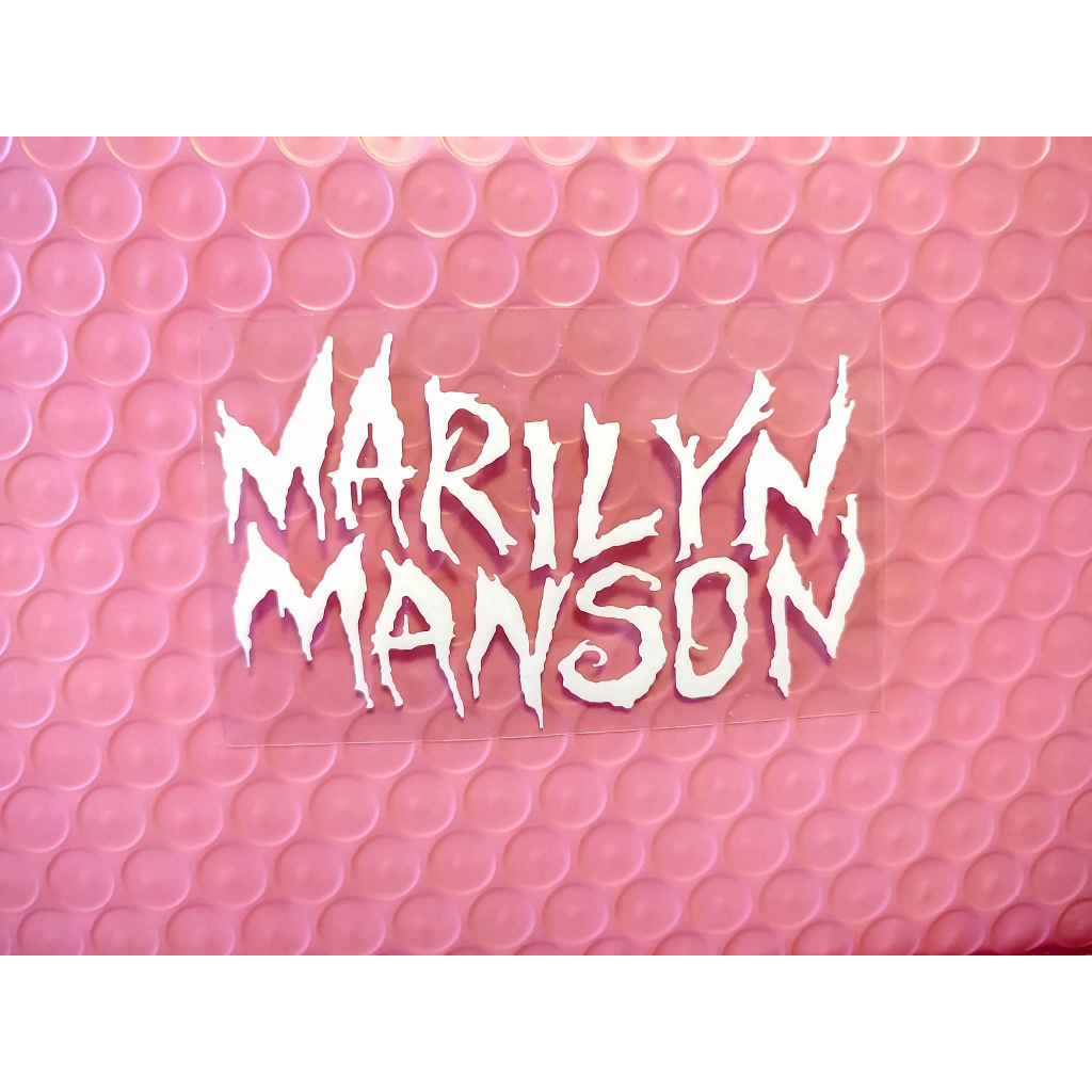 ตัวรีด M arilyn manson 8 Cm.รีดได้ทุกเนื้อผ้า