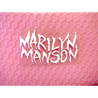 ตัวรีด Marilyn manson 8 Cm.รีดได้ทุกเนื้อผ้า