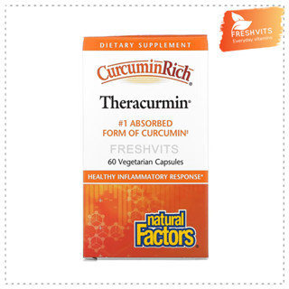 Natural Factors,CurcuminRich, Theracurmin 30 mg, 60 Vegetarian Capsules