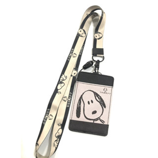 SNOOPY BF GB    สายคล้องคอ สายคล้องบัตร ที่ใส่บัตร ซองใส่บัตร พร้อมสายคล้องคอ ลาย  SNOOPY BF GB งานดี สวยงาม PMYL  SHOP