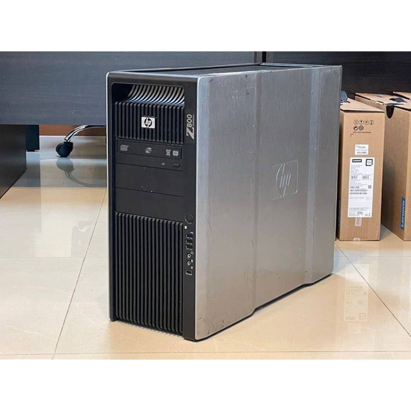 HP Z800 WorkStation Xeon X-5670 x 2 14Core 24Threads สำหรับงานคำนวน งานออกแบบ 2D 3D