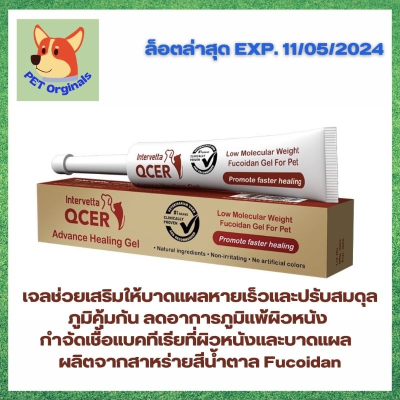 QCER Advanced Healing Gel by Intervetta ขนาด 15 g.