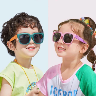 🕶พร้อมส่ง🌞2025 แว่นตากันแดดเด็กพับได้ พกพาสะดวก พร้อมกล่อง แว่นกันแดดเด็ก เกาหลี สุดร่ารัก ใส่ได้ทั้งชาย-หญิง