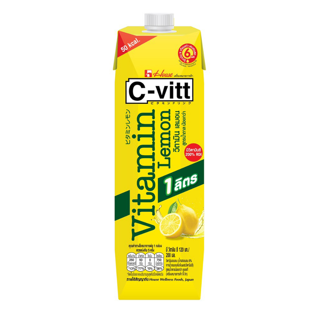 วิตามินซีรสเลมอน C-Vitt 1 L.