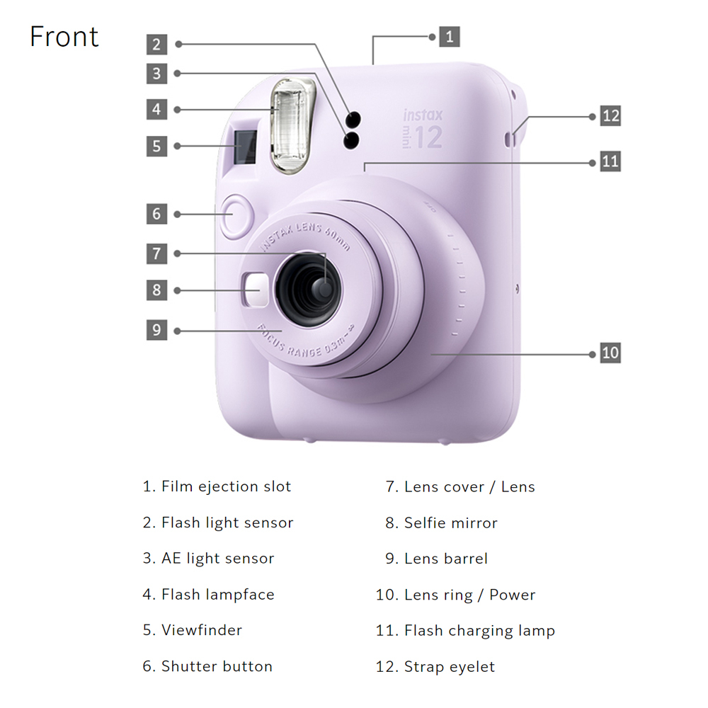 Fujifilm Instax Mini 12 Instant Film Camera กล้องฟิล์ม - ประกันศูนย์