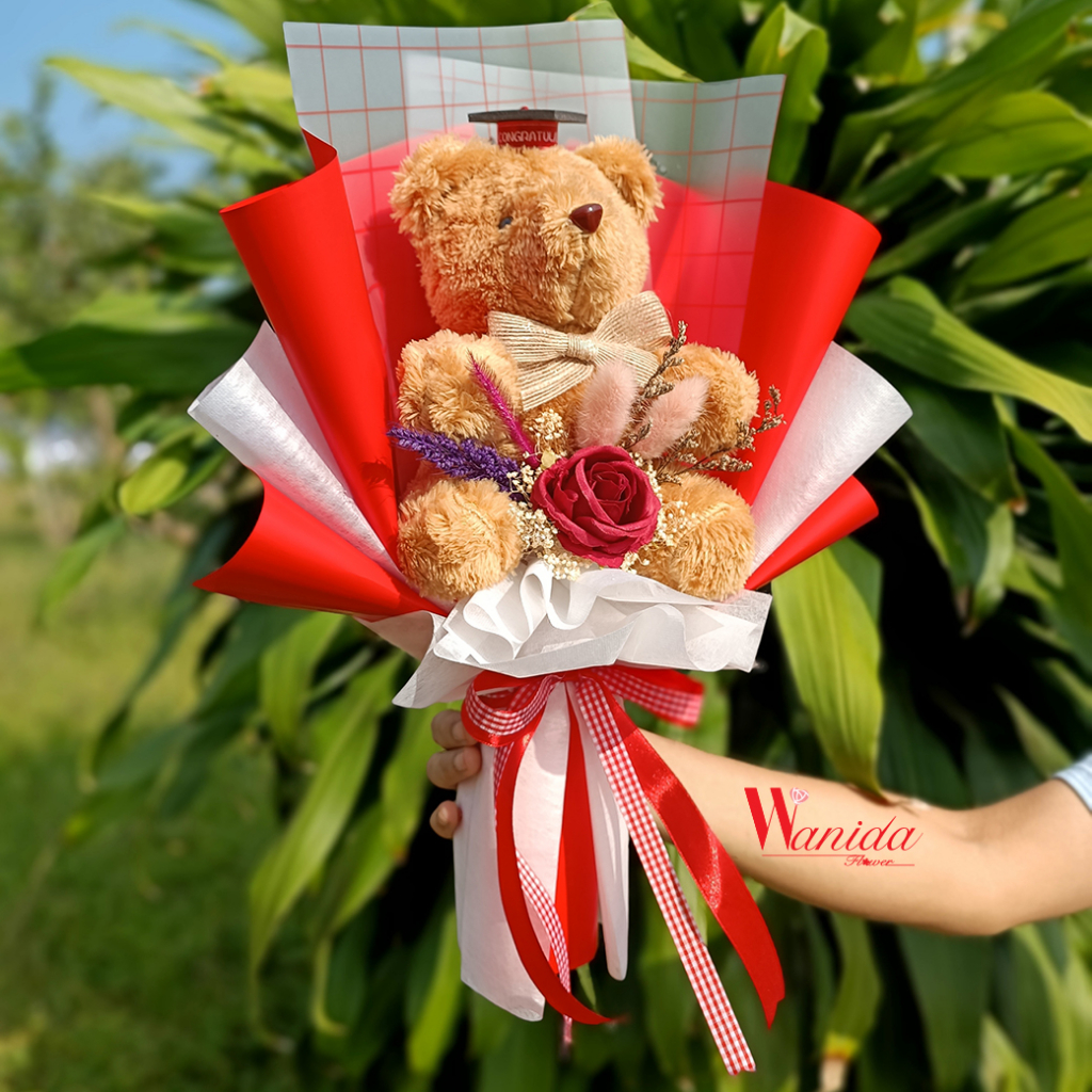 ช่อตุ๊กตารับปริญญา ช่อตุ๊กตาปัจฉิม