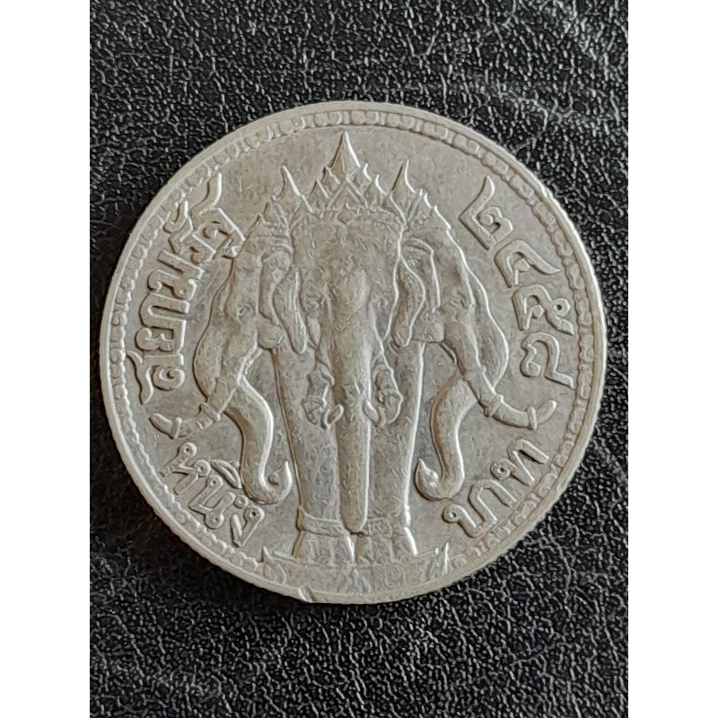 เหรียญ1บาทในหลวงรัชกาลที่6 พ.ศ.2458 เหรียญที่ระลึกหายากน่าสะสม