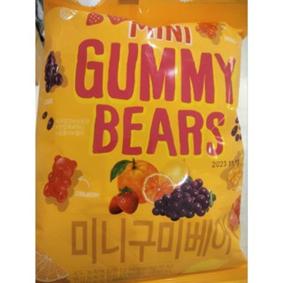 No brand Mini Gummy Bears วุ้นเจลาตินสำเร็จรูปกลิ่นผลไม้ต่างๆ250กรัม ราคาพิเศษ