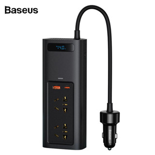 Baseus In-Car inverter 150W ปลั๊กพ่วงในรถยนต์ ปลั๊กไฟ Type C Fast Chargingสำหรับรถอุปกรณ์เสริม ปลั๊กพ่วงในรถ