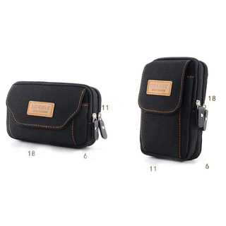 SH กระเป๋าคาดเอว คาดเข็มขัด คล้องเอว ทำจากผ้าแคนวาส รุ่น MBW-228 (M23-055) MBW จากร้าน Smart Choices Bangkok