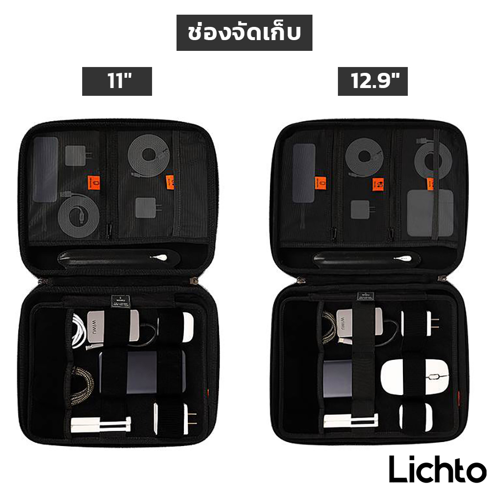 กระเป๋ากันงอกันกระแทก WiWU Parallel Hardshell กระเป๋าสำหรับ แท็ปแล็ต โน๊ตบุค สามารถใช้งานร่วมกับไอแพด12.9 11 10.9 นิ้ว