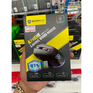 MOUSE (เมาส์) MICROPACK RAINBOW GAMING GM-01 มีไฟ สายยาว 1.4M (ประกัน 1ปี By WTG)