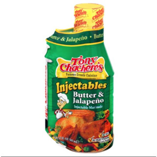 Tony Chacheres Injectables Butter &amp; Jalapeno Marinade ซอสหมักเนื้อสัตว์โทนี่ชาเชอเร่ส์ บัตเตอร์ ผสมพริกจาลาปิโน่เนย