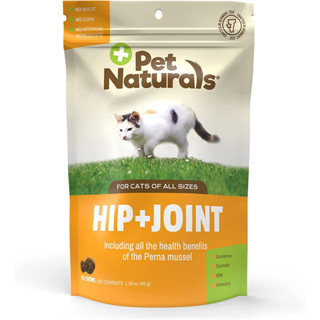 Pet Natural Hip+Joint CAT บำรุงข้อแมว ข้อต่อ กระดูกสะโพก น้ำในข้อ (30 ชิ้นขนม) Exp.07/2024