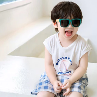 🕶พร้อมส่ง🌞2025 แว่นตากันแดดเด็กพับได้ พกพาสะดวก พร้อมกล่อง แว่นกันแดดเด็ก เกาหลี สุดร่ารัก ใส่ได้ทั้งชาย-หญิง