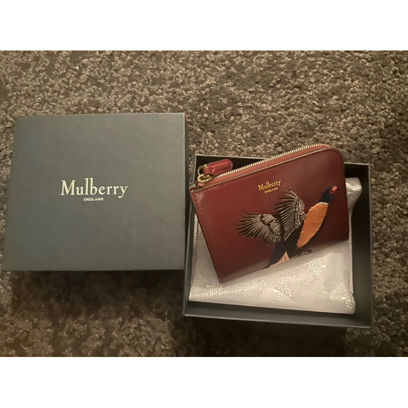 used กระเป๋าสตางค์ใบสั้น mulberry ของแท้