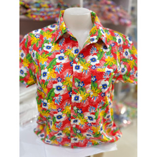 เสื้อลายดอกสงกราน์ผ้าTkใส่สบาย โรงงานขายเอง