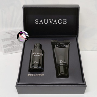 ให้กลิ่นที่หล่อมากๆ 😍 เซ็ทน้ำหอม Christian Dior Sauvage edp ขนาด10 ml. ของแท้ 100%