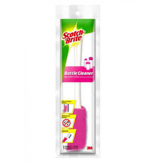 Scotch-Brite Bottle Cleaner สก๊อตช์-ไบรต์ 3 เอ็ม แปรงล้างขวด 1 ชิ้น