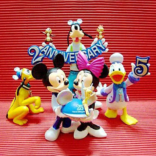 Disney : Tokyo Disneyland 25th Anniversary Figure (Complete) - Not for Sale - งานแท้ มือสอง มีของ/ตำหนิตามภาพ