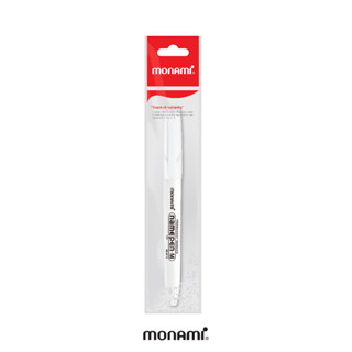 Monami ปากกามาร์คเกอร์อเนกประสงค์ รุ่น เนมเพน เอ็ม สีขาว