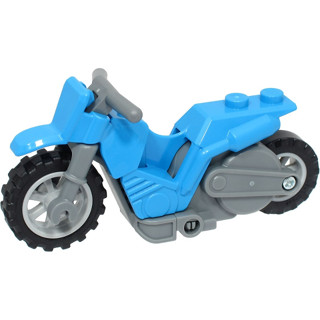 ชิ้นส่วนเลโก้ Lego Part Stuntz Flywheel Motorcycle Dirt Bike... and Dark Bluish Gray Handlebars (75522c01) ราคา/ชิ้น