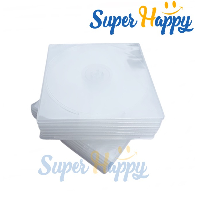 กล่องใส่ซีดี CD SLIM (Set 5/10 กล่อง) กล่องใส่แผ่นดีวีดีรุ่นสลิม
