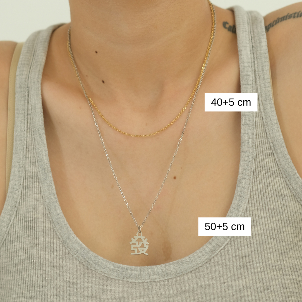 Minimal chain style 6 สร้อยคอสแตนเลส