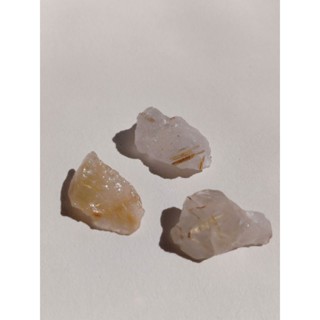 ไหมทอง | Gold Rutilated Quartz หินดิบ หินธรรมชาติ #G1 - #G3