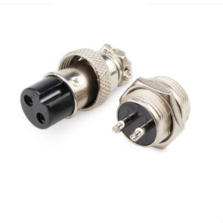 Aviator Plug  GX16 - 2 PIN  ตัวผู้  ตัวเมีย