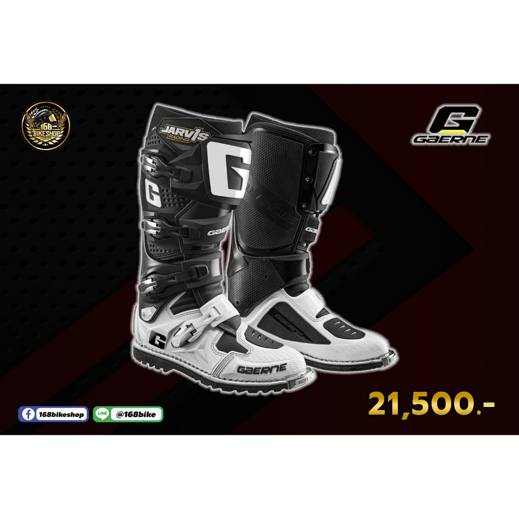 รองเท้าวิบากGAERNE SG12 รุ่น Jarvis Edition สีดำขาว ทางร้านแนะนำให้ลูกค้าได้เผื่อไซต์แล้ว ทั้งรองเท้