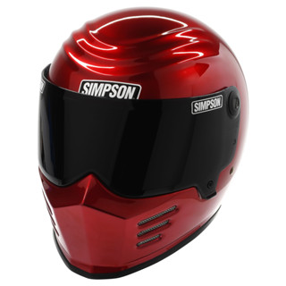 หมวกกันน็อก SIMPSON HELMET - OUTLAW BANDIT 2017 RED By Life and Kustom