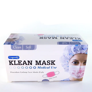 💠Klean Mask (Longmed) 💠คลีนมาส์ก หน้ากากอนามัยทางการแพทย์ 50 ชิ้น