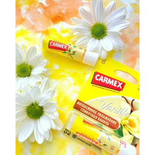 Carmex Vanilla BP Click Stick คาร์เม็กซ์ ลิปบาล์ม วนิลา คลิกสติ๊ก [1แถม1]