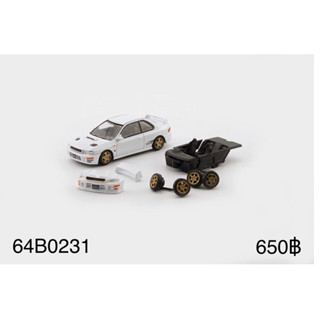 BM Creations 64B0231 -1/64 Subaru WRX Type R 3, 4-6 - White (RHD)