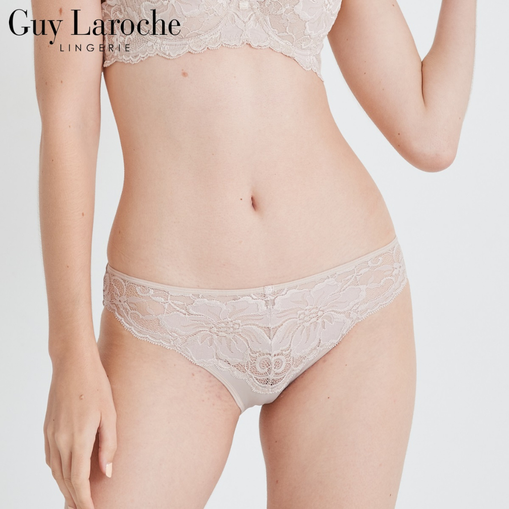 Guy Laroche Lingerie กางเกงใน ทรงบิกินี่ ลูกไม้ กีลาโรช Underwear Bikini GU3M46