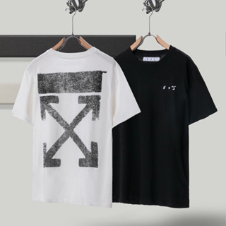 OFF White spring and summer black matte arrow T-shirt