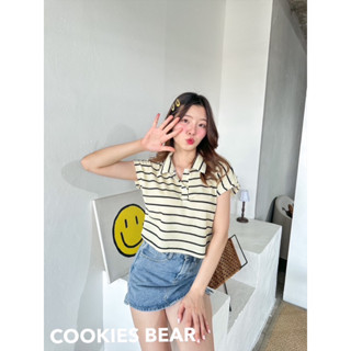 🧸Polo Crop Top🌷เสื้อครอปโปโล ผ้าครอฟเฟิล ใส่สบาย