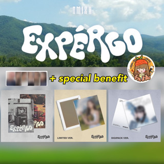 [พร้อมส่ง] NMIXX อัลบั้ม 1ST EP [expérgo] &lt;Standard, Digipack, Limited ver&gt; + ของแถม Ktown4u,JYP SHOP