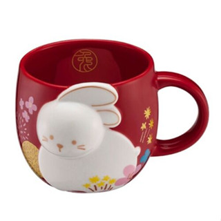 Starbucks Ceramic Zodiac Rabbit Mug 12oz. แก้วน้ำสตาร์บัคส์เซรามิก ขนาด 12ออนซ์ A11139124