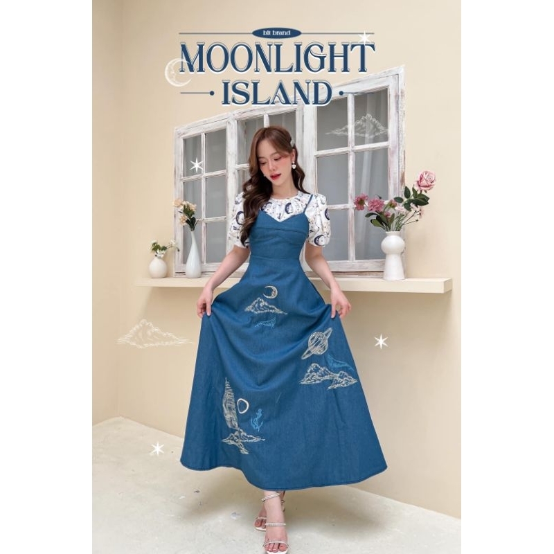 BLT BRAND : MOONLIGHY ISLAND MAXI DRESS SET