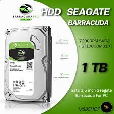 โปรแรง!!SEAGATE 1TB HDD (ฮาร์ดดิสก์) BARRACUDA 7200RPM SATA3 (ST1000DM010)