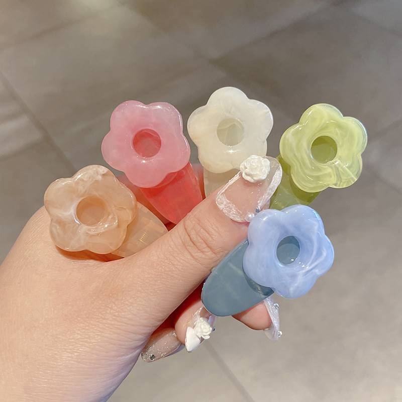 GR-กิ๊บติดผม ลายดอกไม้น่ารัก สไตล์เกาหลีพร้อมส่งจากไทย)