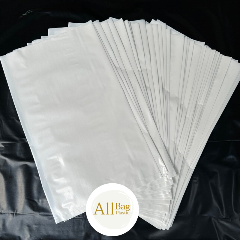 Allbag 🛍️ถุงดินบรรจุ 4-5 กก. ขนาด 12×20นิ้ว/11.5×20 นิ้ว [ไม่พิมพ์ลาย] 50-55 ใบ/กิโล