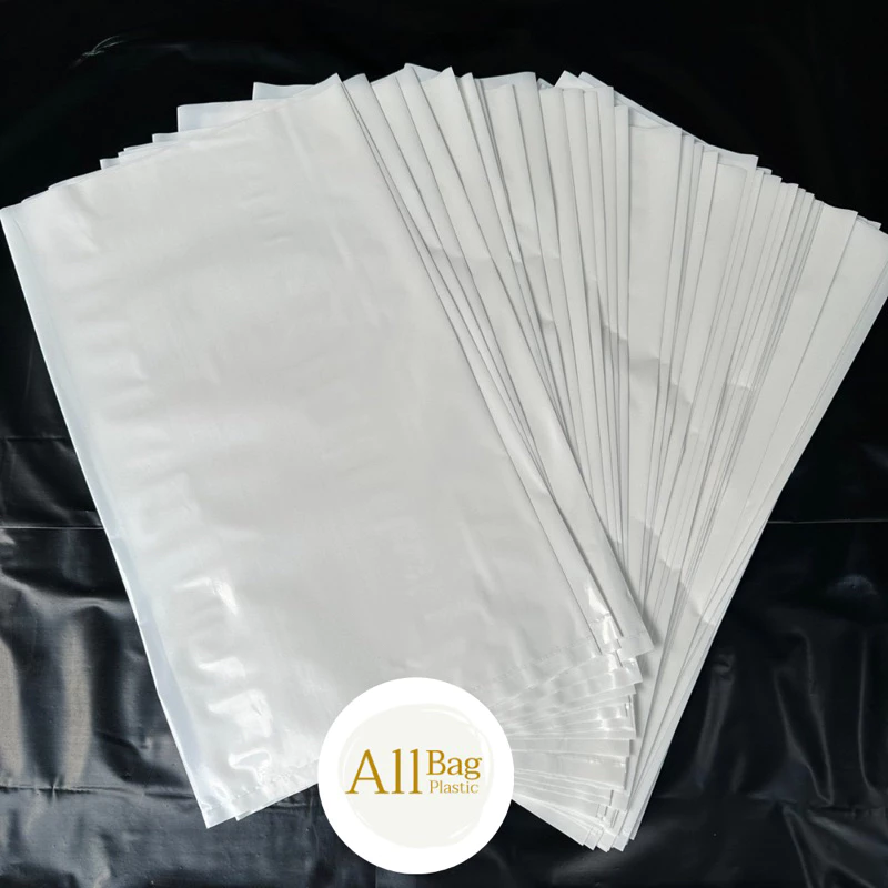 Allbag 🛍️ถุงดินบรรจุ 4-5 กก. ขนาด 12×20นิ้ว/11.5×20 นิ้ว [ไม่พิมพ์ลาย] 50-55 ใบ/กิโล