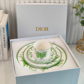 🍽️เซทจาน ชาม🍽️ DIOR MAISON Lily Of The Valley